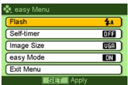 CASIO EXILIM EX-Z20 - Use [▲] and [▼] to select the menu item you want, and then press [SET]. - 1