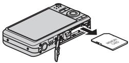 CASIO EXILIM EX-Z20 - To replace the memory card - 1