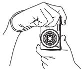 CASIO EXILIM EX-Z200 - Holding the Camera Correctly - 2