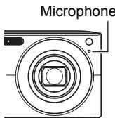 CASIO EXILIM EX-Z200 - Press the shutter button again to stop audio recording. - 1