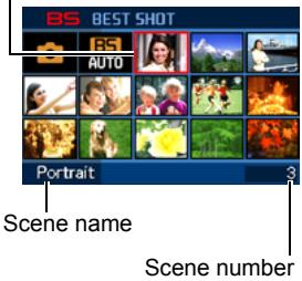 CASIO EXILIM EX-Z200 - Use [▲], [▼], [◀], and [▶] to move the boundary to the scene you want to select. - 1