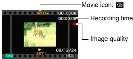 CASIO EXILIM EX-Z200 - Viewing a Movie - 1