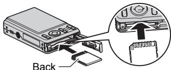 CASIO EXILIM EX-Z22 - Load a memory card. - 3