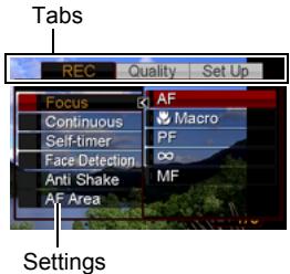 CASIO EXILIM EX-Z22 - Example Menu Screen Operation - 3