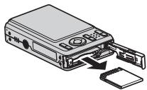 CASIO EXILIM EX-Z22 - To replace the memory card - 1