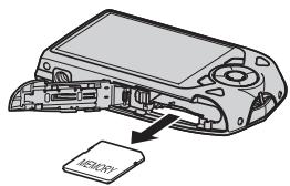 CASIO EXILIM EX-Z2200 - To replace the memory card - 1