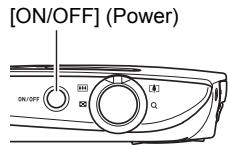 CASIO EXILIM EX-Z2200 - To turn power on - 1