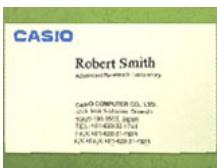 CASIO EXILIM EX-Z2200 - Shooting Images of Business Cards and Documents - 2