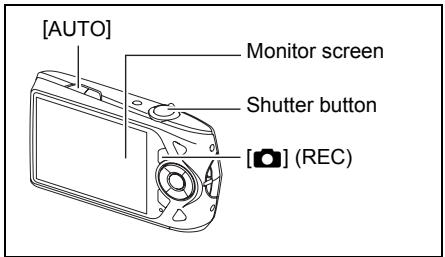 CASIO EXILIM EX-Z2200 - Use [AUTO] to select Auto recording mode. - 2