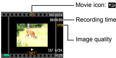 CASIO EXILIM EX-Z2200 - Viewing a Movie - 1