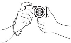 CASIO EXILIM EX-Z25 - Holding the Camera Correctly - 1