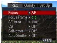 CASIO EXILIM EX-Z25 - Example Menu Screen Operation - 1