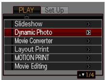 CASIO EXILIM EX-Z280 - Step 2: Perform the following procedure to create a Dynamic Photo image. - 1