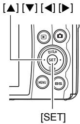 CASIO EXILIM EX-Z280 - In the REC mode, press [SET]. - 1