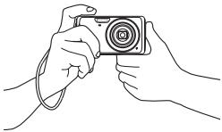 CASIO EXILIM EX-Z280 - Holding the Camera Correctly - 1