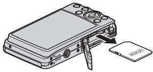 CASIO EXILIM EX-Z280 - To replace the memory card - 1