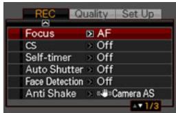 CASIO EXILIM EX-Z280 - ■ Example Menu Screen Operation - 1