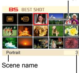 CASIO EXILIM EX-Z29 - Use [▲], [▼], [▲], and [▶] to move the boundary to the scene you want to select. - 2