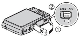 CASIO EXILIM EX-Z300 - Close the battery cover. - 1