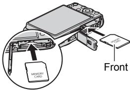 CASIO EXILIM EX-Z300 - Load a memory card. - 3