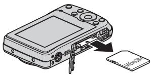 CASIO EXILIM EX-Z33 - To replace the memory card - 1
