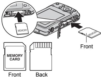 CASIO EXILIM EX-Z33 - Load a memory card. - 1