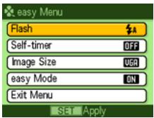 CASIO EXILIM EX-Z33 - Use [▲] and [▼] to select the menu item you want, and then press [SET]. - 1