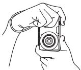 CASIO EXILIM EX-Z33 - Holding the Camera Correctly - 2