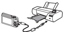 CASIO EXILIM EX-Z330 - Connecting Directly to a PictBridge Compatible Printer - 1