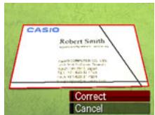CASIO EXILIM EX-Z330 - Shooting Images of Business Cards and Documents - 5