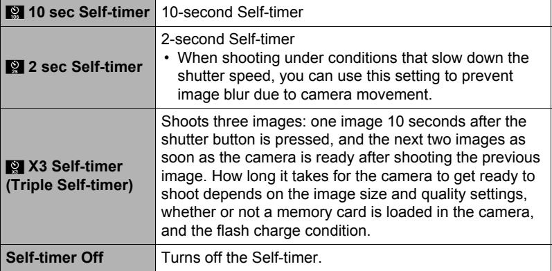 CASIO EXILIM EX-Z330 - Using the Self-timer (Self-timer) - 1