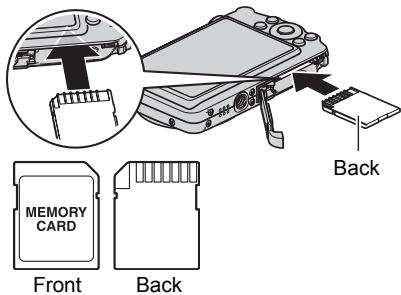 CASIO EXILIM EX-Z330 - Load a memory card. - 1