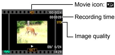 CASIO EXILIM EX-Z400 - Viewing a Movie - 1