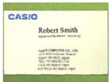 CASIO EXILIM EX-Z400 - Shooting Images of Business Cards and Documents - 2