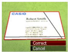 CASIO EXILIM EX-Z400 - Shooting Images of Business Cards and Documents - 5