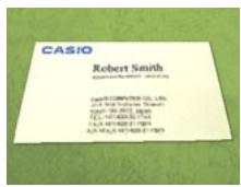CASIO EXILIM EX-Z550 - Shooting Images of Business Cards and Documents - 1