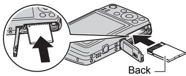 CASIO EXILIM EX-Z550 - Load a memory card. - 1
