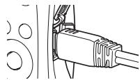 CASIO EXILIM EX-Z550 - Use the AV cable that comes with the camera to connect it to the TV. - 2