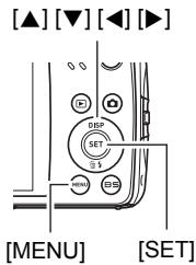 CASIO EXILIM EX-Z550 - Use [<] and [>] to select the tab where the item you want to configure is located. - 1
