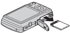 CASIO EXILIM EX-Z550 - To replace the memory card - 1