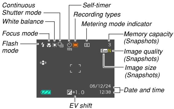 CASIO EXILIM EX-Z600 - Operation Lamp and Focus Frame Operation - 1