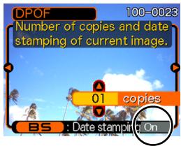 CASIO EXILIM EX-Z600 - To configure print settings for a single image - 3