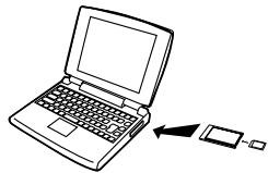 CASIO EXILIM EX-Z600 - Using a Computer with a Built-in PC Card Slot - 1