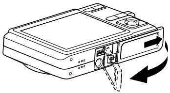CASIO EXILIM EX-Z600 - Loading the Rechargeable Battery - 1