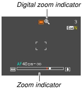 CASIO EXILIM EX-Z600 - To record an image using digital zoom - 1