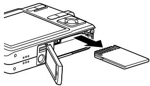 CASIO EXILIM EX-Z600 - To replace the memory card - 1