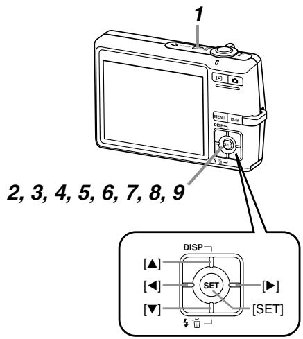 CASIO EXILIM EX-Z600 - To configure display language and clock settings - 1