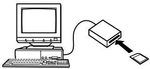 CASIO EXILIM EX-Z600 - Using a Commercially Available SD Memory Card Reader/Writer - 1
