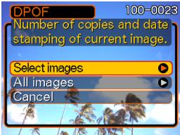 CASIO EXILIM EX-Z600 - To configure print settings for a single image - 1