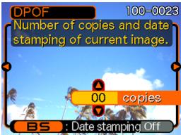 CASIO EXILIM EX-Z600 - To configure print settings for a single image - 2